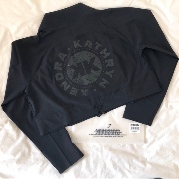 Gymshark KK Fit Woven Jacket Black - Picture 2 of 2